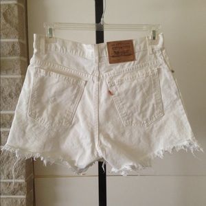 Vintage Levi's jean shorts